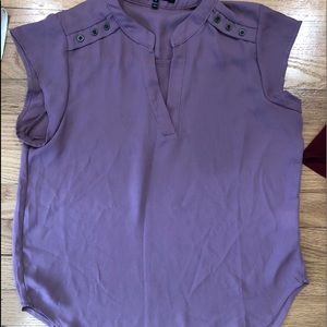 Purple Tank Top Blouse